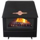 Poêle à bois en fonte Alfa Plam Rustikal 11 kW, bûches | Poêles à bois air  | Poêles à bois |