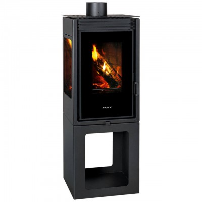 Poêle à bois Prity PMV3 TV 11kW, Log - Prity