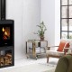Poêle à bois Prity PMV3 TV 11kW, Log | Poêles à bois air  | Poêles à bois |