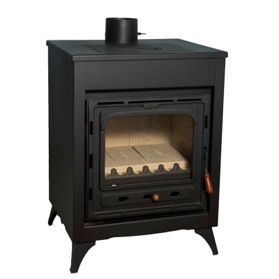 Poêle à bois Prity CMR 15kW, porte en fonte - Comparaison de produits