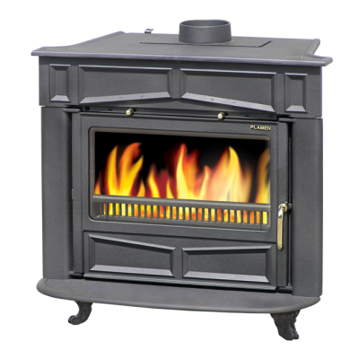 Poêle à bois Plamen Glas Franklin 11kW, Log - Comparaison de produits