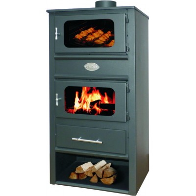 Poêle à bois avec four Zvezda MF, 10.9 kW - Rechercher