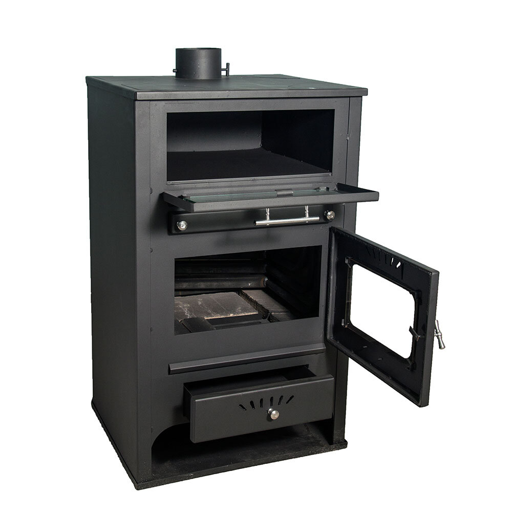 Poêle à bois bouilleur avec four Zvezda GF VR 16, 15.4kW | Poêles à bois bouilleur | Poêles à bois |