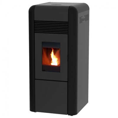 Poêle à granulés hydro Alfa Plam Dino Noir, 17 kW - Comparaison de produits
