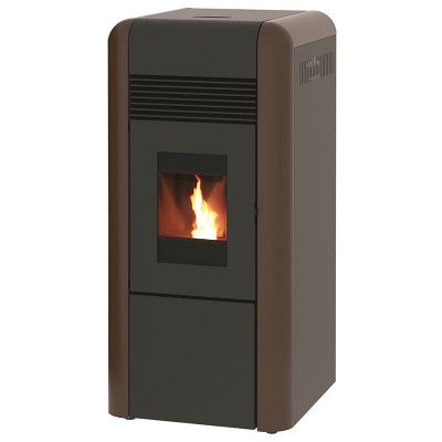 Poêle à granulés hydro Alfa Plam Dino 27 Marron, 27 kW - Comparaison de produits