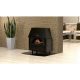 Poêle à bois bouilleur, en fonte combustibles multiples avec chaudière arrière Alfa Plam Rustikal E, 14 kW | Poêles à bois bouilleur | Poêles à bois |
