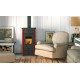 Poêle à bois Alfa Plam Elita 3 Rouge 7kW, bûches | Poêles à bois air  | Poêles à bois |