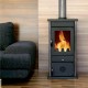 Poêle à bois bouilleur MBS Thermo Vesta noir, 9kW | Poêles à bois bouilleur | Poêles à bois |