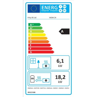 Poêles à bois bouilleur Prity WD W24 D, 18.2kW - Comparaison de produits