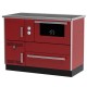 Cuisinière à bois, bouilleur Alfa Plam Alfa Term 35, Rouge-Droite 32kW | Cuisinières à bois | Bois |