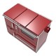 Cuisinière à bois, bouilleur Alfa Plam Alfa Term 35, Rouge-Gauche 32kW | Cuisinières à bois | Bois |