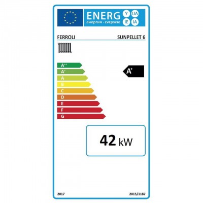 Set de granulés Ferroli SUN PELLET 6, 42 KW - Chaudières à granulés