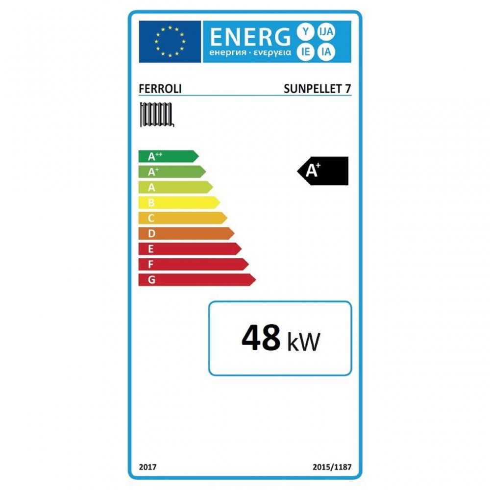 Set de granulés Ferroli SUN PELLET 7, 48 KW | Chaudières à granulés (kit) | Granulés |