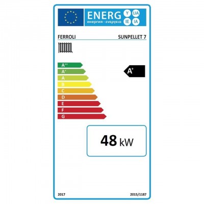 Set de granulés Ferroli SUN PELLET 7, 48 KW - Chaudières à granulés