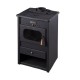 Poêle à bois Metalik avec dessus en fonte solide, 9.6 kW | Poêles à bois air  | Poêles à bois |