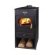 Poêle à bois en fonte Metalik Hit  avec dessus en fonte, 8.6 kW | Poêles à bois air  | Poêles à bois |