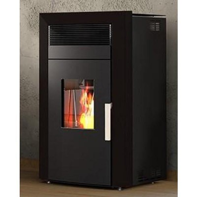 Poêle à granulés hydro  Alfa Plam Commo 12 Noir, 12 kW - Comparaison de produits