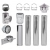 Kit conduit de cheminée Inox Isolée Ф150 (diamètre intérieur), 4,7m