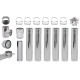 Kit conduit de cheminée Inox Isolée Ф180 (diamètre intérieur), 7,7m | Kits conduit de cheminée | Cheminée |