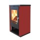 Poêle à bois Verso Theia, Bordeaux, 9kW | Poêles à bois air  | Poêles à bois |