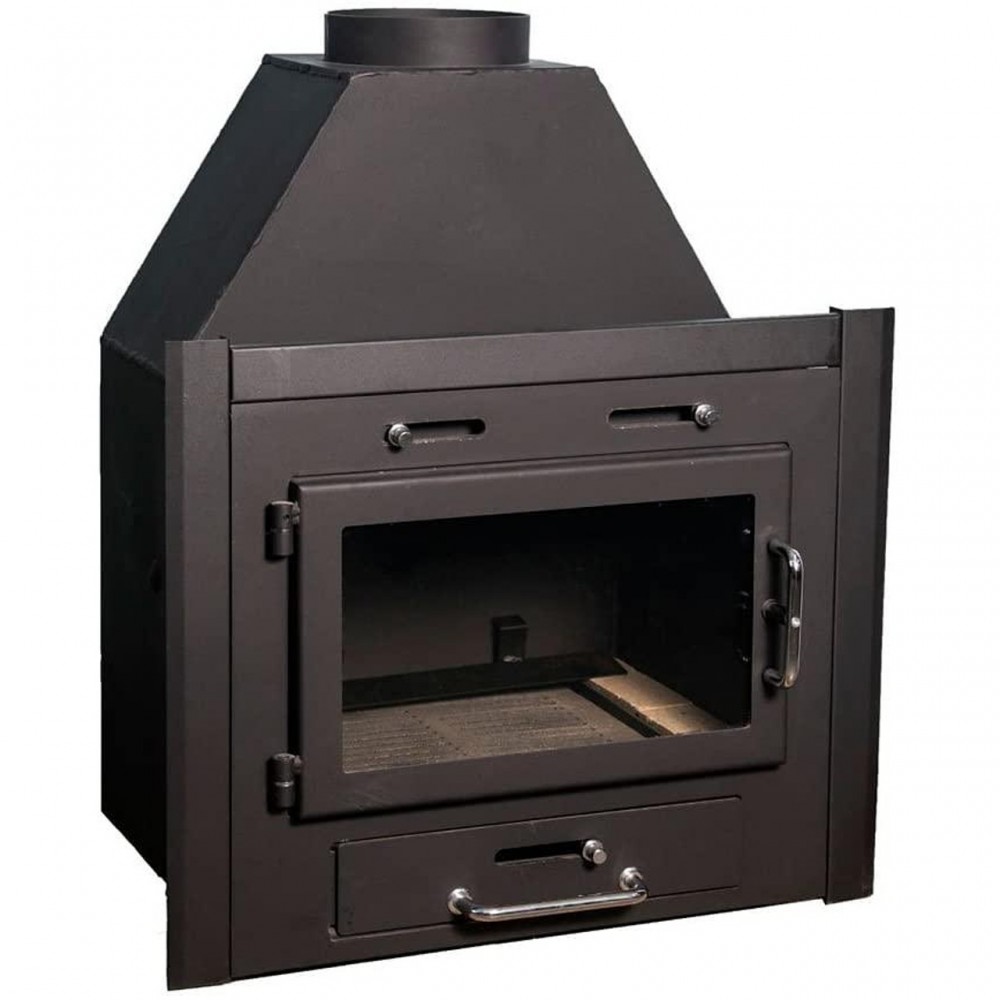 Wood burning fireplace insert Balkan Energy Uyut B, 25kW | Fireplaces with Back Boiler | Fireplaces |
