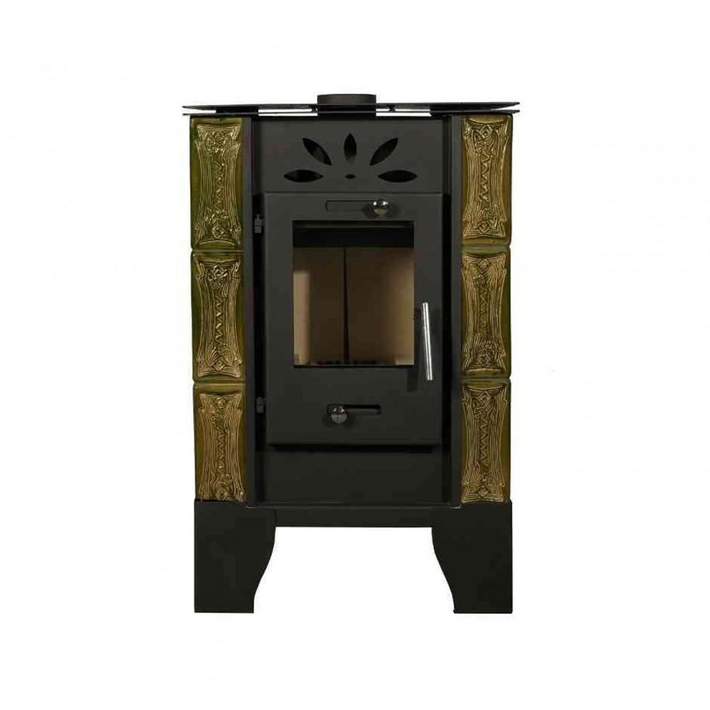 Poêle à bois Horvat Thetford TK6-3 Vert Olive, 6,5 kW | Poêles à bois air  | Poêles à bois |