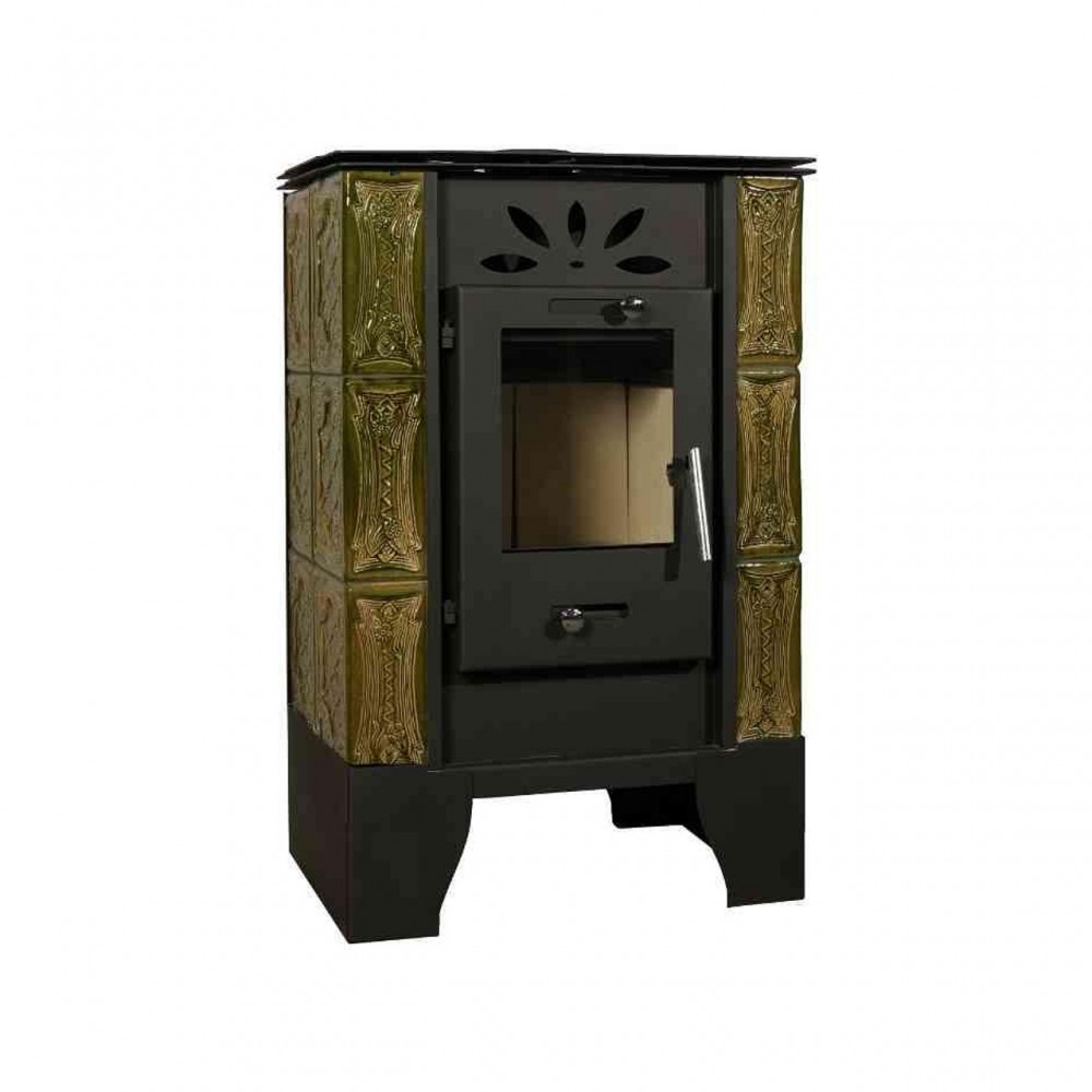 Poêle à bois Horvat Thetford TK6-3 Vert Olive, 6,5 kW | Poêles à bois air  | Poêles à bois |