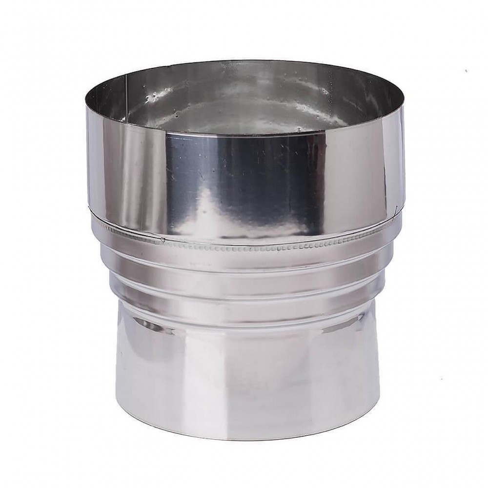 Kit conduit de cheminée pour poêle à granulés, en acier inoxydable AISI 304, 100-130 mm | Kits conduit de cheminée | Cheminée |