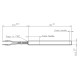 Bougie / Résistance pour poêles à granulés Caminetti Montegrappa et autres, longueur totale 180 mm, 320w | Bougie | Pièces détachées pour poêles à granulés |