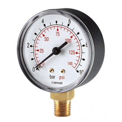 Radial manometer Cewal, Bottom connection - Comparaison de produits