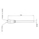 Bougie / Résistance pour poêles à granulés Enviro avec tube de canalisation d'air, longueur totale 153 mm, 230W | Bougie | Pièces détachées pour poêles à granulés |