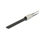 Bougie / Résistance basse tension pour les poêles à granulés, longueur totale 122 mm, 120 W à 24 V | Bougie | Pièces détachées pour poêles à granulés |