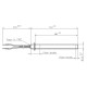 Bougie / Résistance pour les poêles à granulés, longueur totale 160 mm, 250W | Bougie | Pièces détachées pour poêles à granulés |