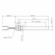 Bougie / Résistance pour les poêles à granulés, longueur totale 204 mm, 420W | Bougie | Pièces détachées pour poêles à granulés |