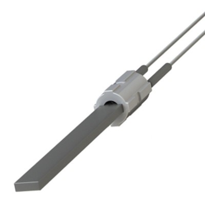 Bougie / Résistance avec cristal de quartz noir pour poêles à granulés Eco Spar, BURNiT, Palazzetti, VistaFlame, Whitfield, Lennox et d'autres, longueur totale 122 mm, 400W - Bougie pour poêles à granulés