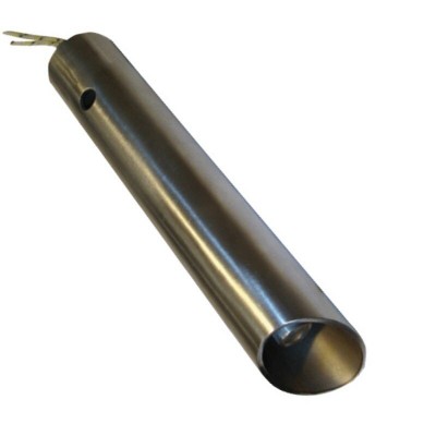 Résistance avec tube de canalisation d'air pour brûleur à granulés Ferroli, Anselmo Cola et d'autres, longueur totale 120mm, 350W - Résistances pour bruleurs à granulés