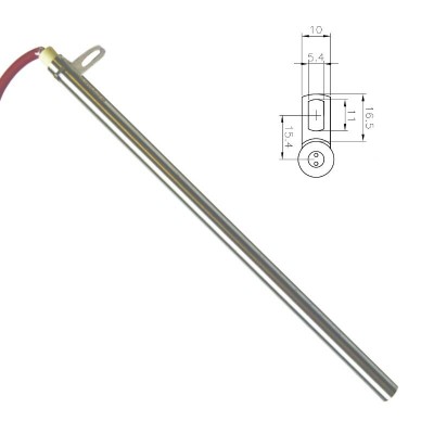 Bougie / Résistance pour poêles à granulés Edilkamin et autres, longueur totale 280mm, 470W - Bougie pour poêles à granulés