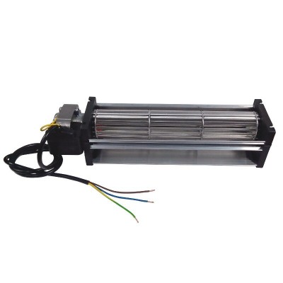 Ventilateur tangentiel pour poêles à granulés Ecoforest, Edilkamin et d'autres, de Ø45 mm, débit d'air de 138 m³/h - Pièces détachées pour poêles à granulés
