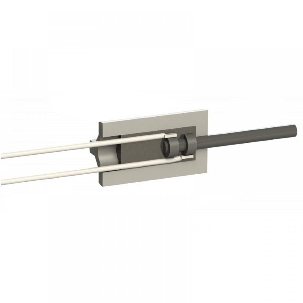 Bougie / Résistance basse tension pour poêle à granulés, longueur totale 65mm, 95W à 24V | Bougie | Pièces détachées pour poêles à granulés |