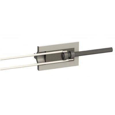 Bougie / Résistance basse tension pour poêle à granulés Eco Spar, BURNiT, longueur totale 65mm, 95W à 24V - Bougie pour poêles à granulés