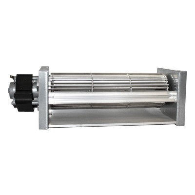 Ventilateur tangentiel Fergas pour poêles à granulés Cadel et autres de Ø80 mm, débit d'air de 305 m³/h - Pièces détachées pour poêles à granulés