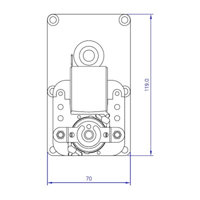 Motoréducteur Mellor FB1263, 3.3RPM pour poêle à granulés Cadel, MCZ, Red et d'autres - Motoréducteurs pour poêles à granulés