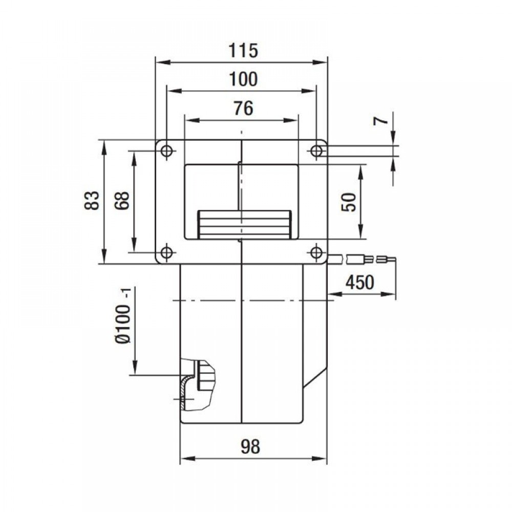 Ventilateur centrifuge EBM pour poêles à granulés Clam, débit 265 m³/h | Ventilateurs et soufflantes | Pièces détachées pour poêles à granulés |