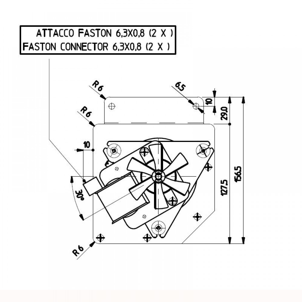 Ventilateur tangentiel pour poêles à granulés Edilkamin et autres de Ø80 mm, débit d'air de 485 m³/h | Ventilateurs et soufflantes | Pièces détachées pour poêles à granulés |