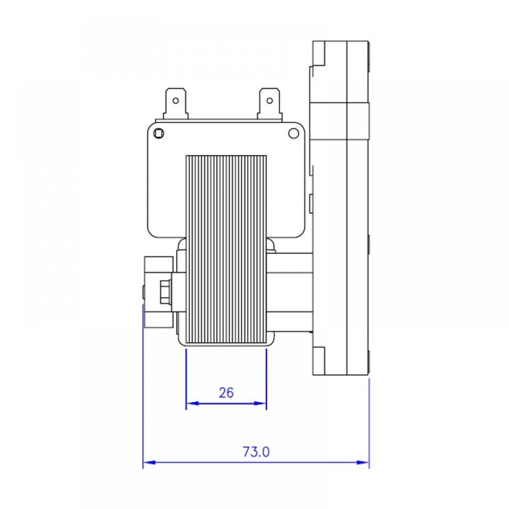 Motoréducteur à arbre creux Mellor KB1014, 3RPM pour poêle à granulés Karmek One, Eurostek et autres | Motoréducteurs | Pièces détachées pour poêles à granulés |