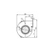Ventilateur centrifuge EBM pour poêles à granulés, débit 155 m³/h | Ventilateurs et soufflantes | Pièces détachées pour poêles à granulés |
