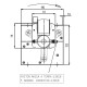 Ventilateur tangentiel pour poêles à granulés de Ø80 mm, débit d'air de 251-302 m³/h | Ventilateurs et soufflantes | Pièces détachées pour poêles à granulés |