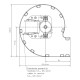 Ventilateur centrifuge EBM pour poêles à granulés, débit 95 m³/h | Ventilateurs et soufflantes | Pièces détachées pour poêles à granulés |