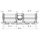 Ventilateur double tangentiel Fergas pour poêles à granulés Ø 60 mm, débit 155 m³/h | Ventilateurs et soufflantes | Pièces détachées pour poêles à granulés |