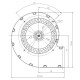 Ventilateur centrifuge EBM pour poêles à granulés Ecoteck, Edilkamin, Ravelli et autres, débit 140 m³/h | Ventilateurs et soufflantes | Pièces détachées pour poêles à granulés |